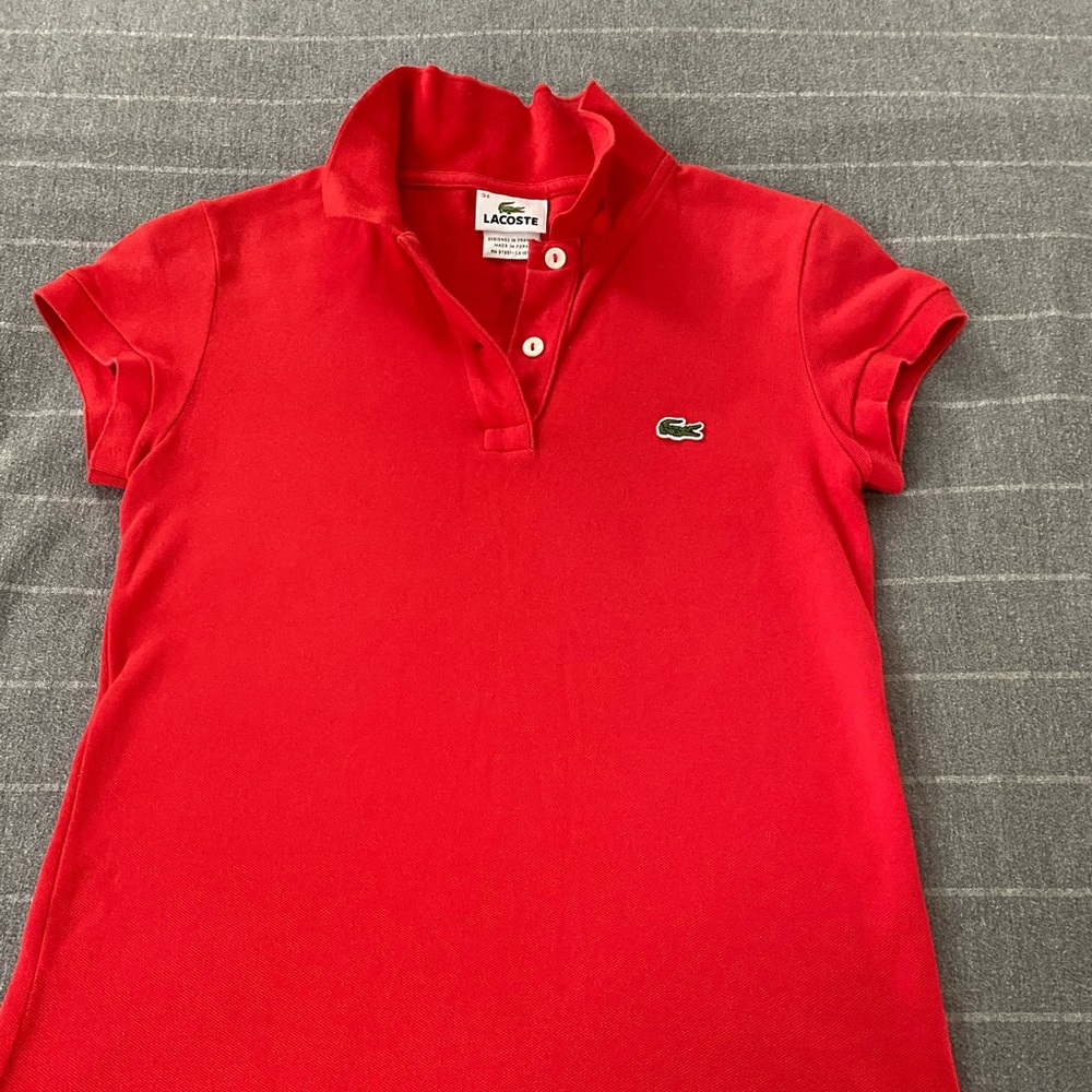 Lacoste Women’s Red Polo